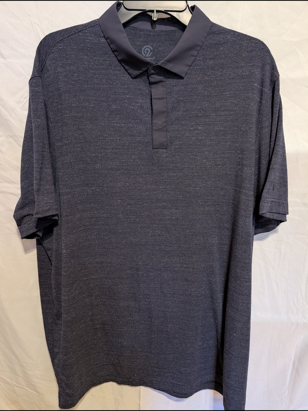 Champion Men's Navy Heather Golf Polo